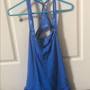 Blue lululemon tank top